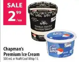 Co-op Chapman's Premium Ice Cream or Kraft Cool Whip offer