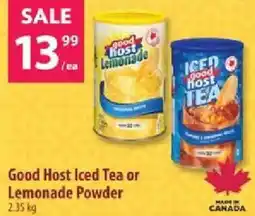 Co-op Good Host Iced Tea or Lemonade Powder offer