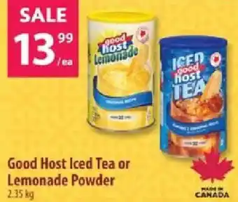 Good Host Iced Tea or Lemonade Powder