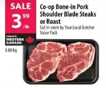Co-op Co-op Bone-in Pork Shoulder Blade Steaks or Roast offer