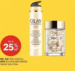 Shoppers Drug Mart Roc, olay or nivea q10 offer