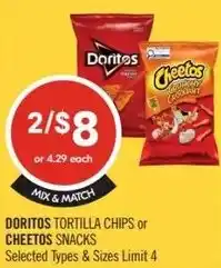 Shoppers Drug Mart Doritos or Cheetos offer