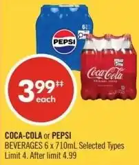 Shoppers Drug Mart Coca-cola or pepsi offer