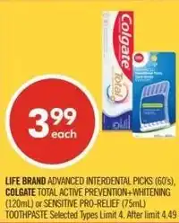 Shoppers Drug Mart Life brand offer