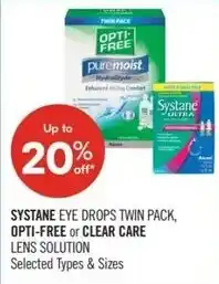 Shoppers Drug Mart Systane offer
