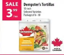Co-op Dempster's Tortillas offer