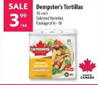 Co-op Dempster's Tortillas offer