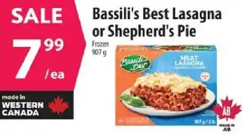 Co-op Bassili's Best Lasagna or Shepherd's Pie offer
