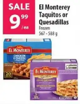 Co-op El Monterey Taquitos or Quesadillas offer