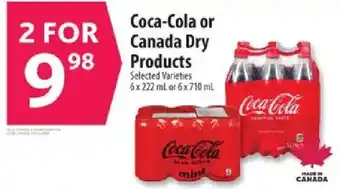 Co-op Coca-Cola or Canada Dry Products offer