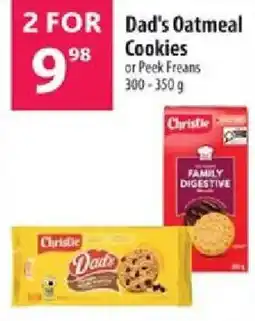 Co-op Dad's Oatmeal Cookies or Peek Freans offer