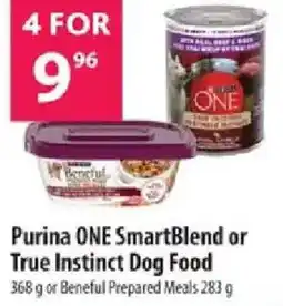 Co-op Purina One SmartBlend or True Instinct Dog Food offer