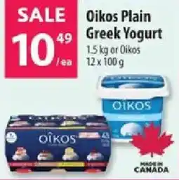 Co-op Oikos Plain Greek Yogurt offer