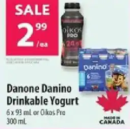 Co-op Danone Danino Drinkable Yogurt offer
