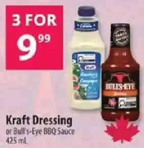 Co-op Kraft Dressing or Bull's-Eye BBQ Sauce offer