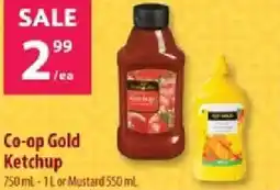 Co-op Co-op Gold Ketchup or Mustard offer