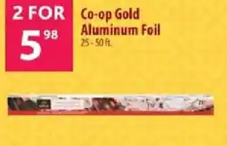 Co-op Co-op Gold Aluminum Foil offer