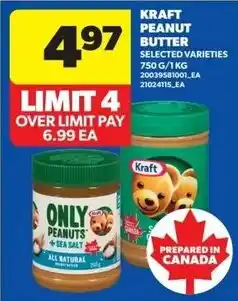 Real Canadian Superstore Kraft Peanut Butter offer