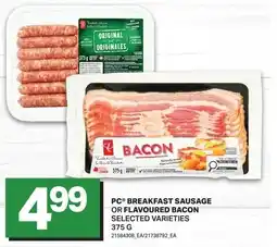 Freshmart Pc breakfast sausage or flavoured bacon offer