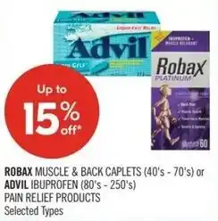 Shoppers Drug Mart Robax or advil offer