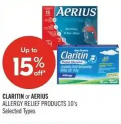 Shoppers Drug Mart Claritin or aerius offer