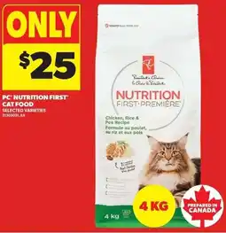 Real Canadian Superstore PC Nutrition First Cat Food offer