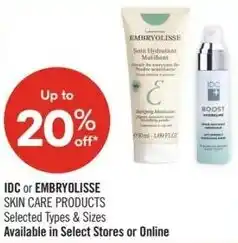 Shoppers Drug Mart Idc or embryolisse offer