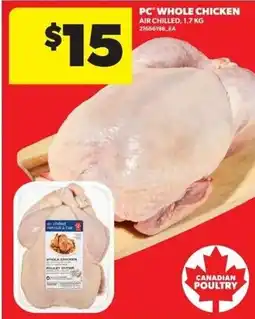 Real Canadian Superstore PC Whole Chicken Air Chilled offer