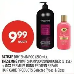 Shoppers Drug Mart Batiste, tresemme or ogx offer
