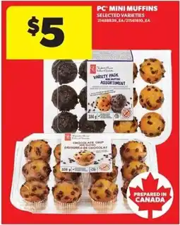 Real Canadian Superstore PC Mini Muffins offer