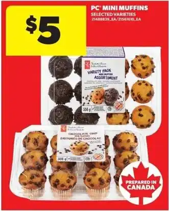Real Canadian Superstore PC Mini Muffins offer