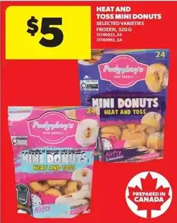 Real Canadian Superstore Heat and Toss Mini Donuts offer