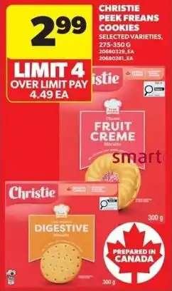 Real Canadian Superstore Christie Peek Freans Cookies offer