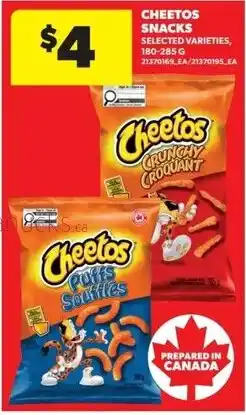Real Canadian Superstore Cheetos Snacks offer