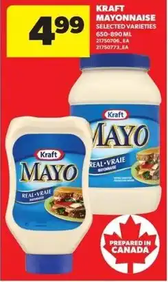 Real Canadian Superstore Kraft Mayonnaise offer
