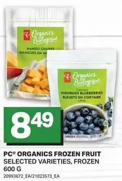 Freshmart Pc organics frozen fruit offer