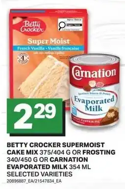 Freshmart Betty crocker supermoist cake mix or frosting offer
