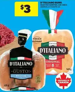 Real Canadian Superstore D'Italiano Buns offer