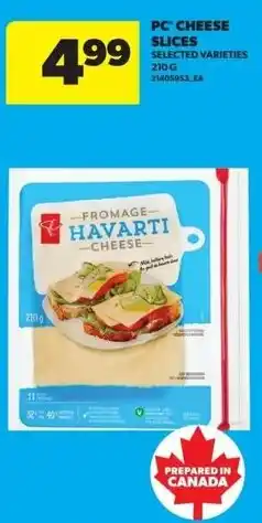Real Canadian Superstore PC Cheese Slices offer