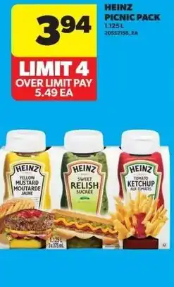 Real Canadian Superstore Heinz Picnic Pack offer
