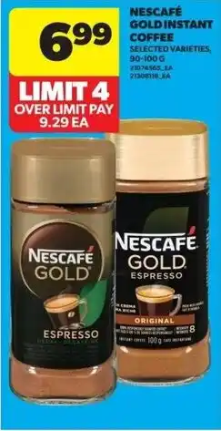 Real Canadian Superstore Nescafé Gold Instant Coffee offer