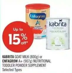Shoppers Drug Mart Kabrita or enfagrow offer