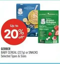 Shoppers Drug Mart GERBER offer