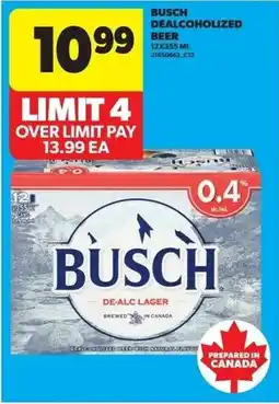 Real Canadian Superstore Busch Dealcoholized Beer offer