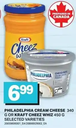 Freshmart Philadelphia cream cheese or kraft cheez whiz offer