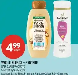 Shoppers Drug Mart Whole blends or pantene offer