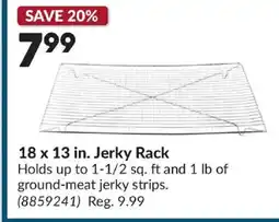 Princess Auto VALLEY SPORTSMAN 18 x 13 in. Jerky Rack offer