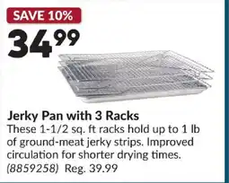 Princess Auto VALLEY SPORTSMAN Jerky Pan with 3 Racks offer