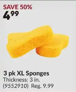 Princess Auto 3 pk XL Sponges offer