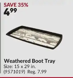 Princess Auto Weathered Boot Tray offer